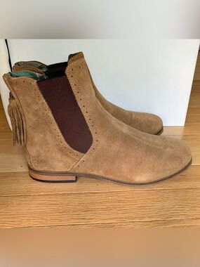 DUBLIN Kalmar SD Paddock Boots Waterproof Suede Chelsea Tassel Zip